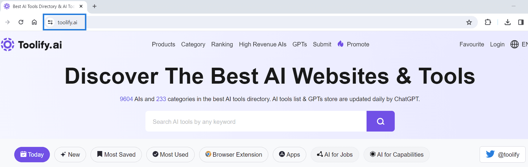 Toolify AI is an aggregator of AI tools.