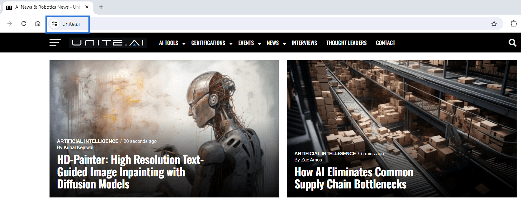 Unite.AI covers AI-related news and stories.
