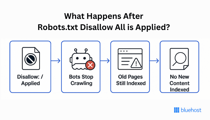 what happens when robots.txt disallow all is applied
