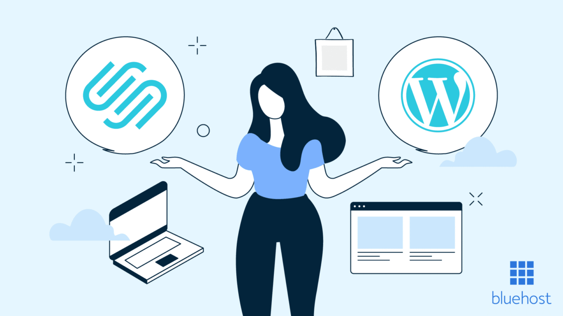 Squarespace vs. WordPress and which is best for your website.