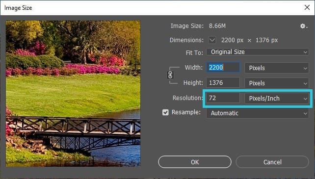 وضوح تصویر را برای تصاویر وب تنظیم کنید