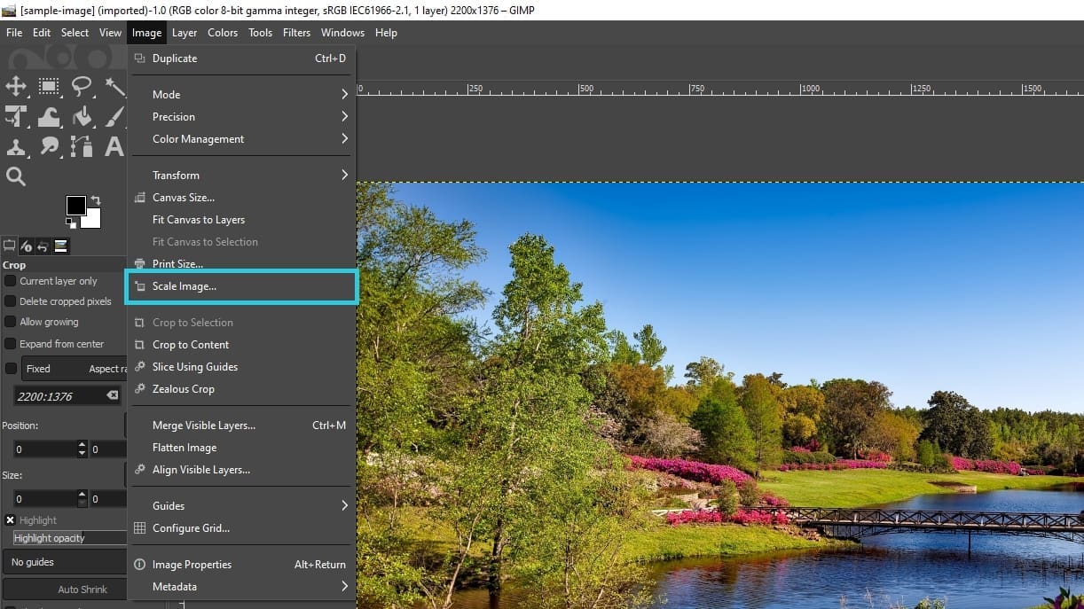 How To Resize an Image in and GIMP (Visual Guide)