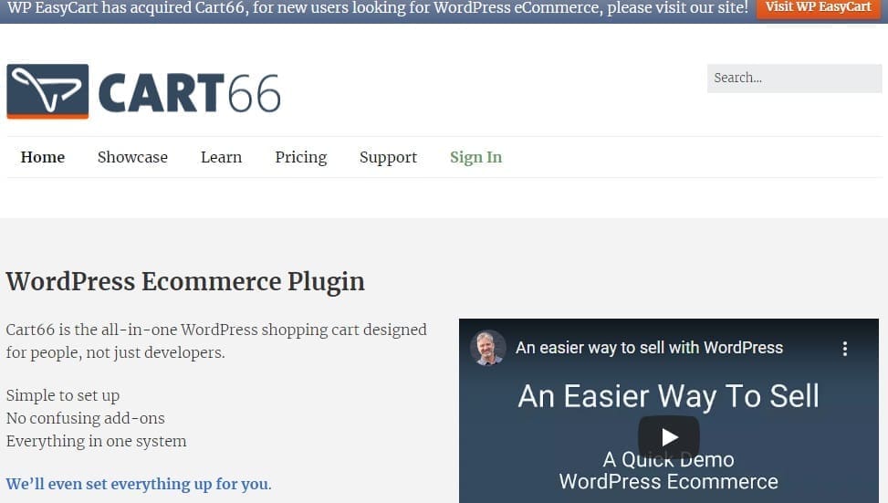 Plugin de comercio electrónico de WordPress - Cart66 Cloud