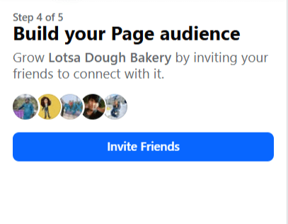 invite facebook friends to follow your page
