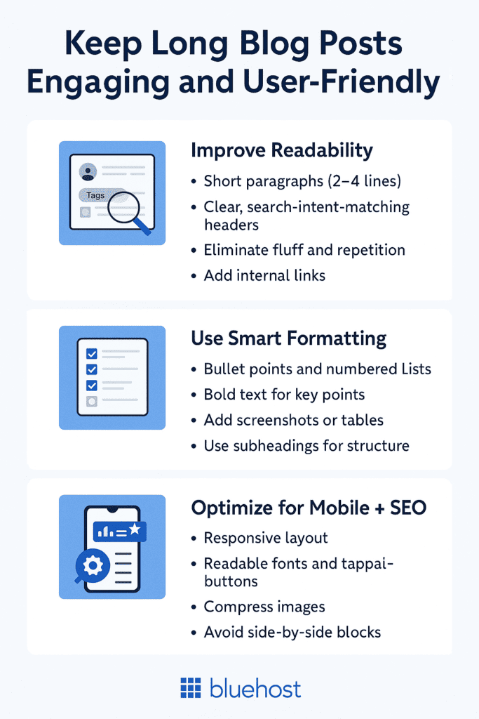 Keep Long Blog Posts Engaging and User-Friendly