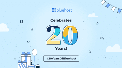 Bluehost Celebrates 20 Years!