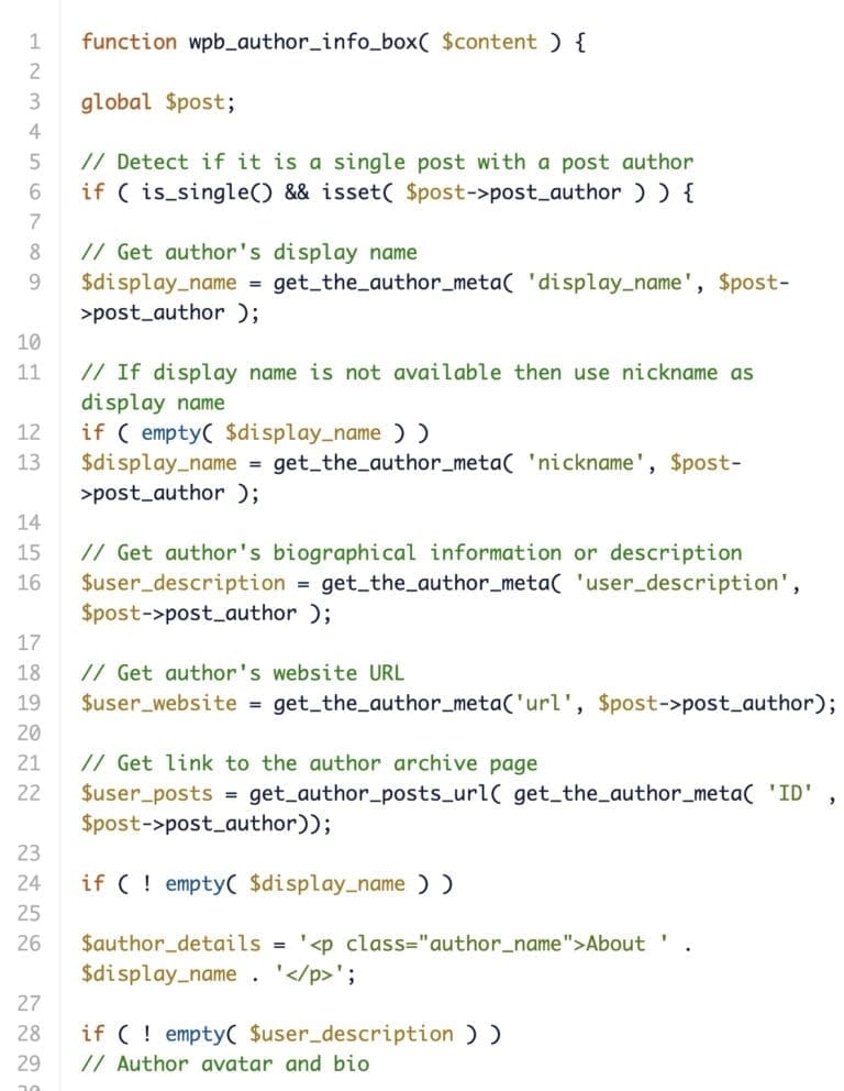 The Ultimate Guide to WordPress Code Snippets: 6 Examples