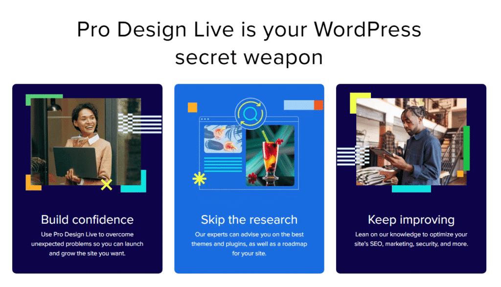 Bluehost Pro Design Support for last minute Christmas website design fix