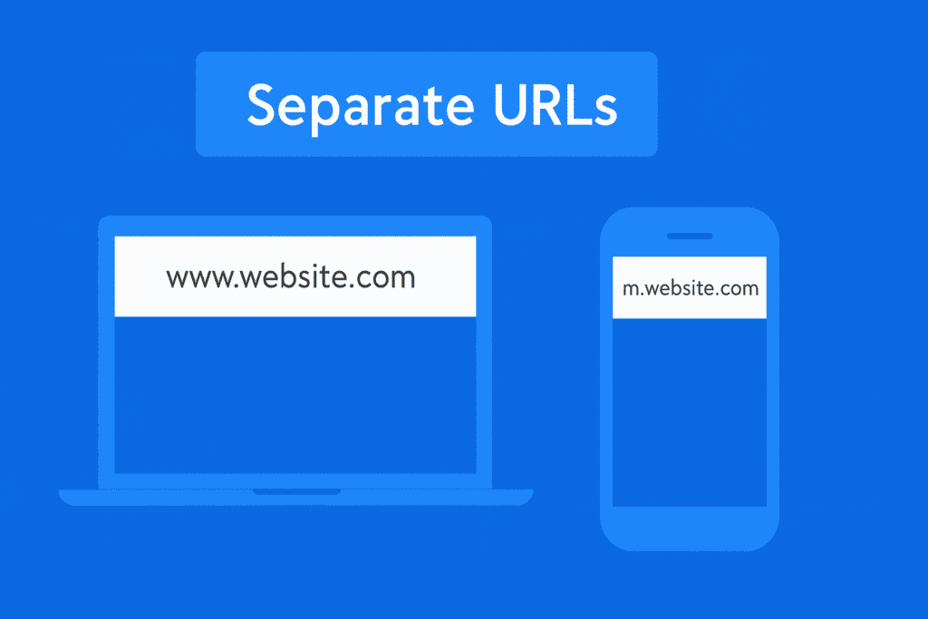 Separate URLs