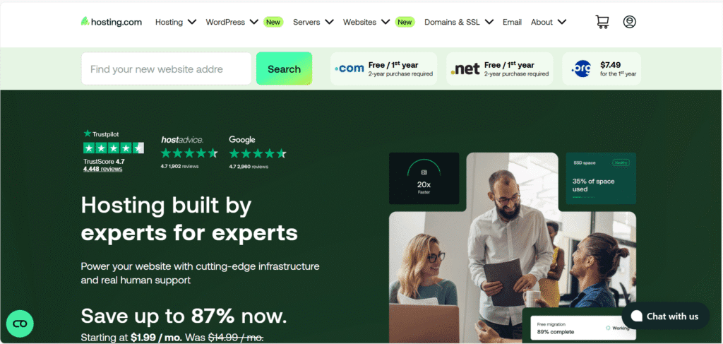 Hosting.com - Namecheap alternative