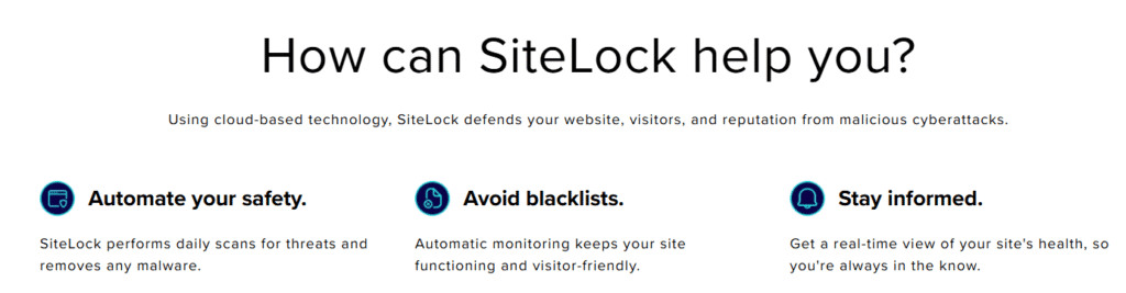 how sitelock help you