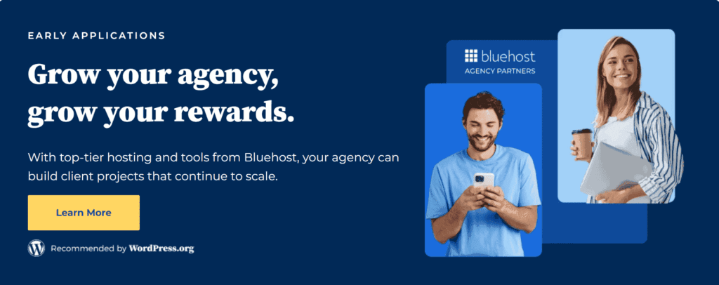 Bluehost agency program