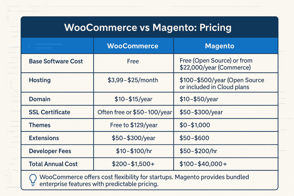 Pricing details