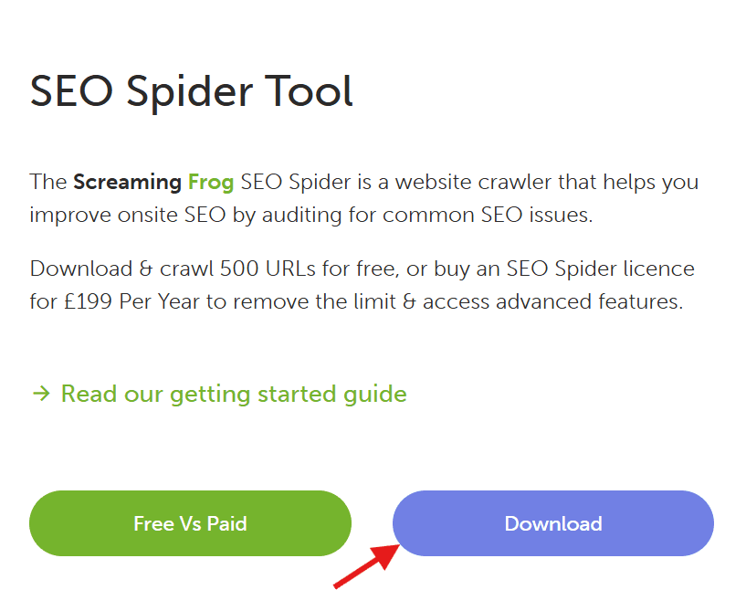 SEO Spider Tool