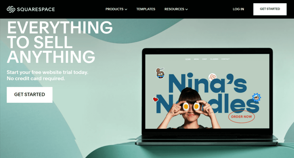 Squarespace website builder