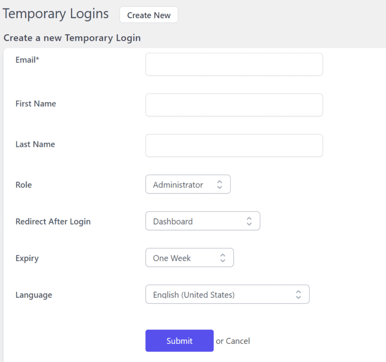 How to Create Temporary Login for WordPress