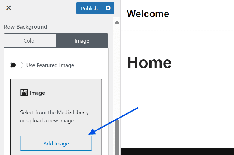 Customize WordPress header with image