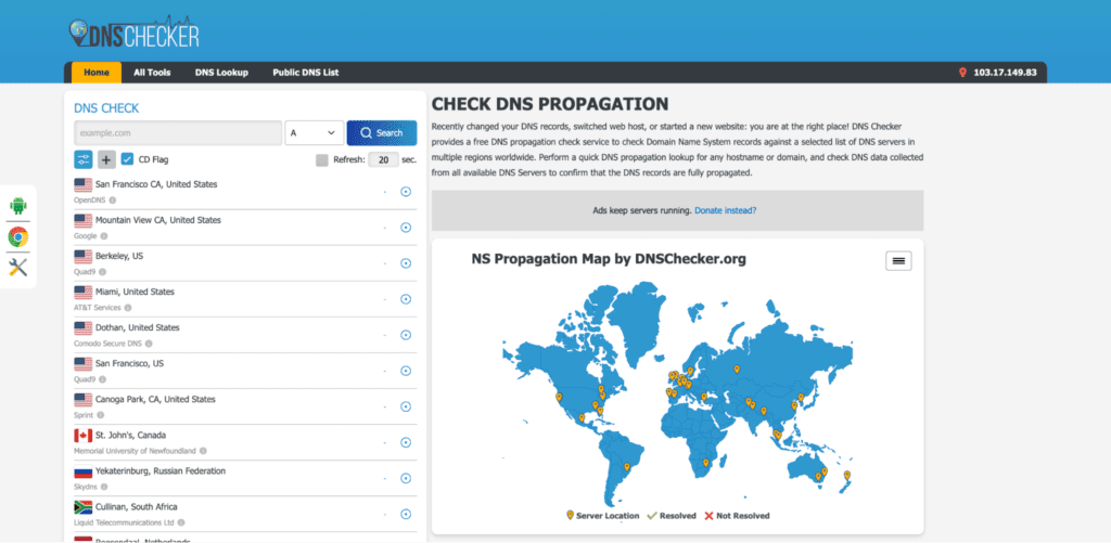 DNS issues
