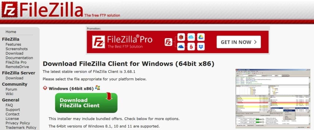 Customize WordPress header with Filezilla