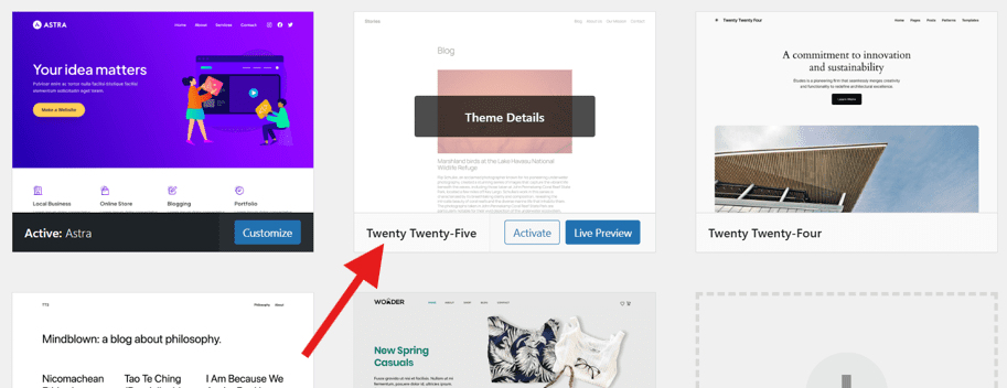 WP theme