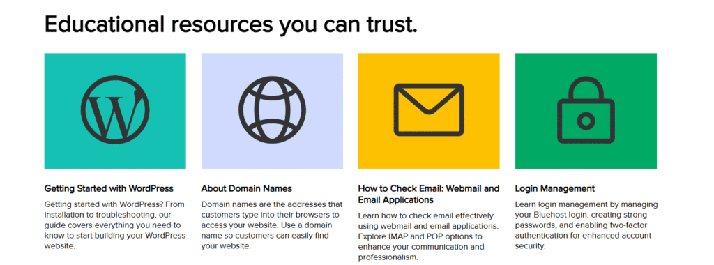 Bluehost - Knowledge base 
