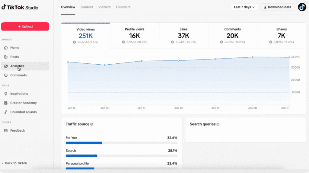 TikTok Analytics 