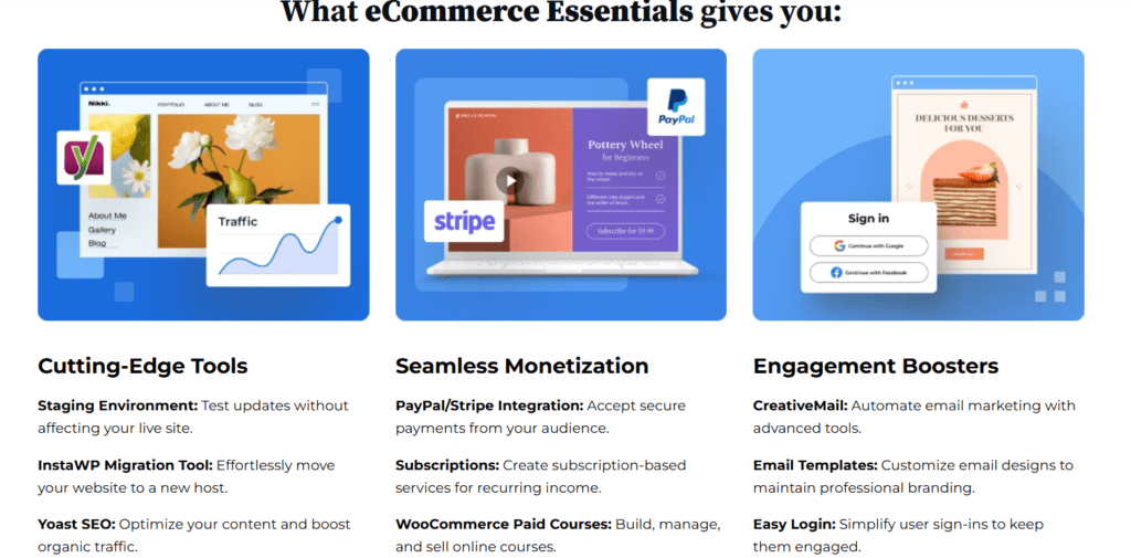 Bluehost eCommerce Essentials banner