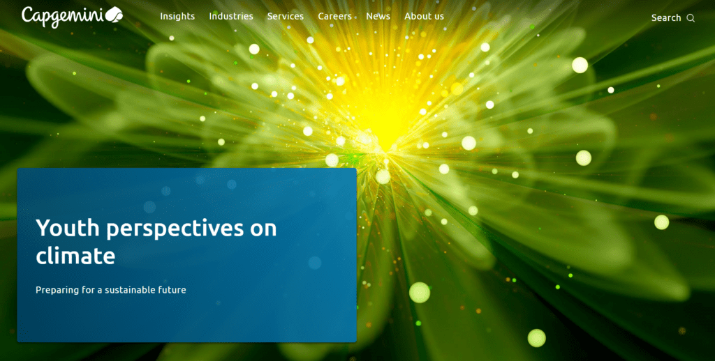 Capgemini's site 