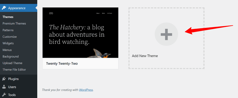 Add a new theme