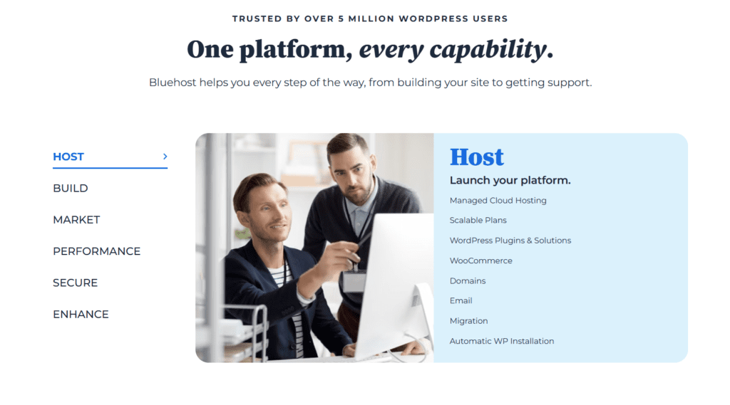 Bluehost hosting