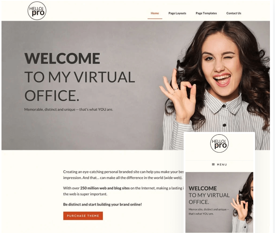 Hello Pro theme