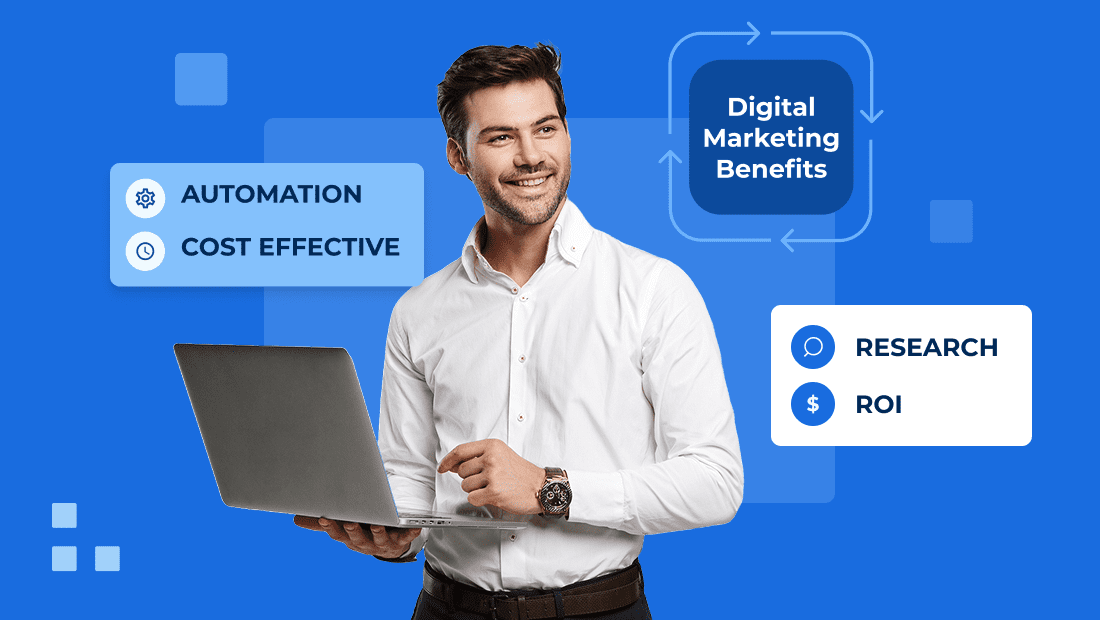 Benefits of digital marketing - header image