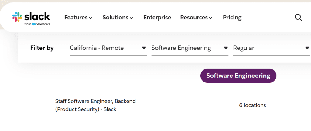 Slack job boards