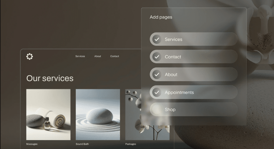 Squarespace AI builder