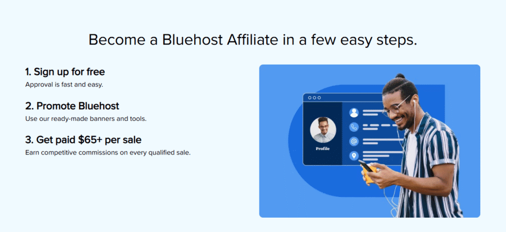 Bluehost high-ticket affiliate marketing
