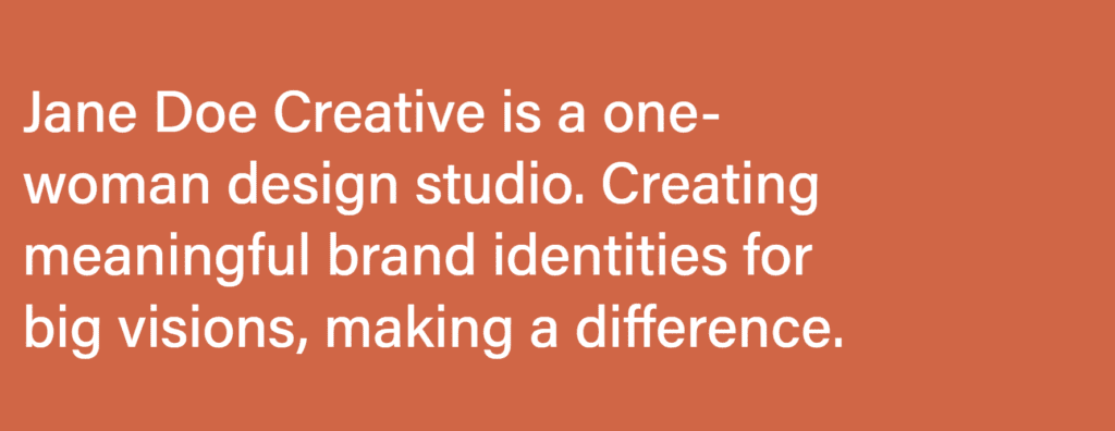 Jane Doe Designs site