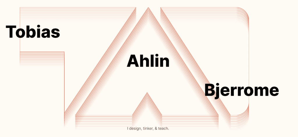 Tobias Ahlin's site 