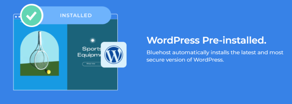 install WordPress in one click