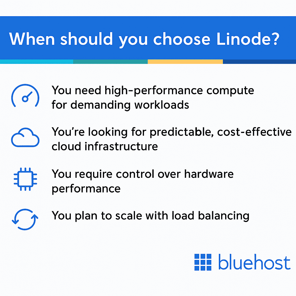 When should you choose Linode? 