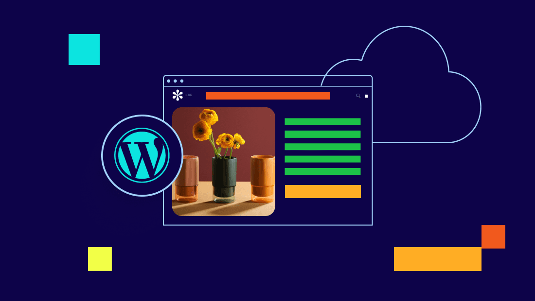 wordpress website made using VPS hosting