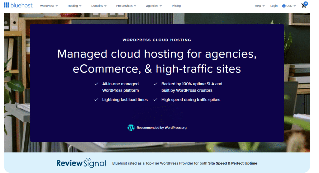 Bluehost Cloud Hosting