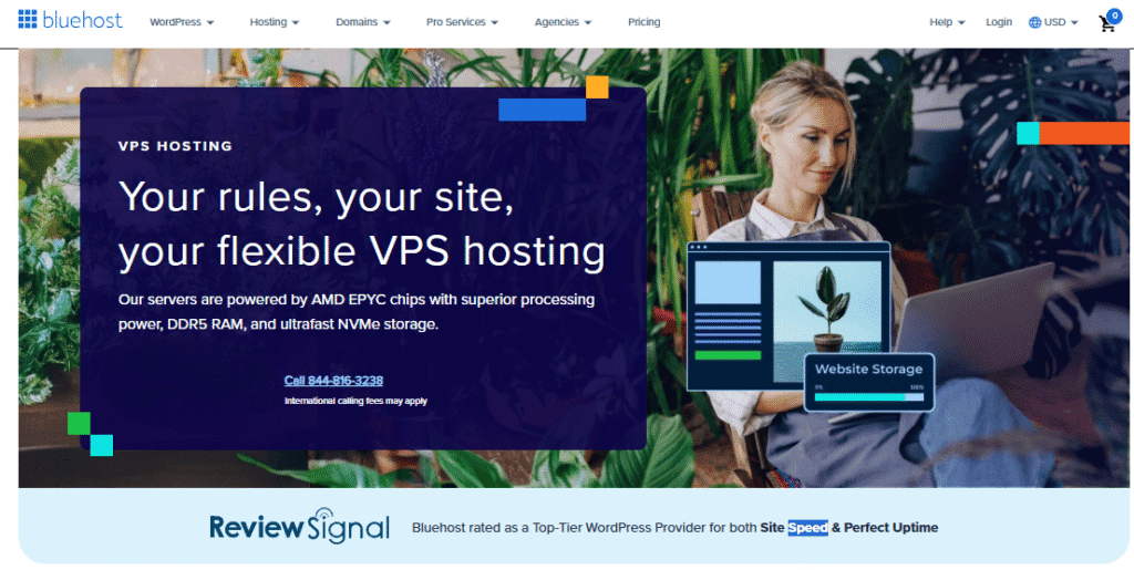 Bluehost VPS Hosting