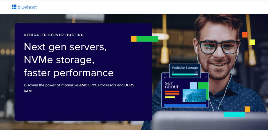 Bluehost dedicated server hosting