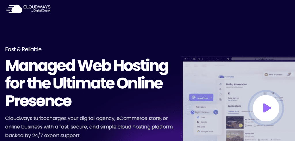 Cloudways website