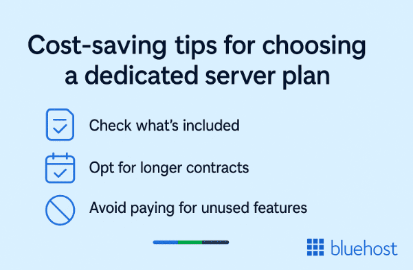 Cost-saving tips for choosing a dedicated server plan 