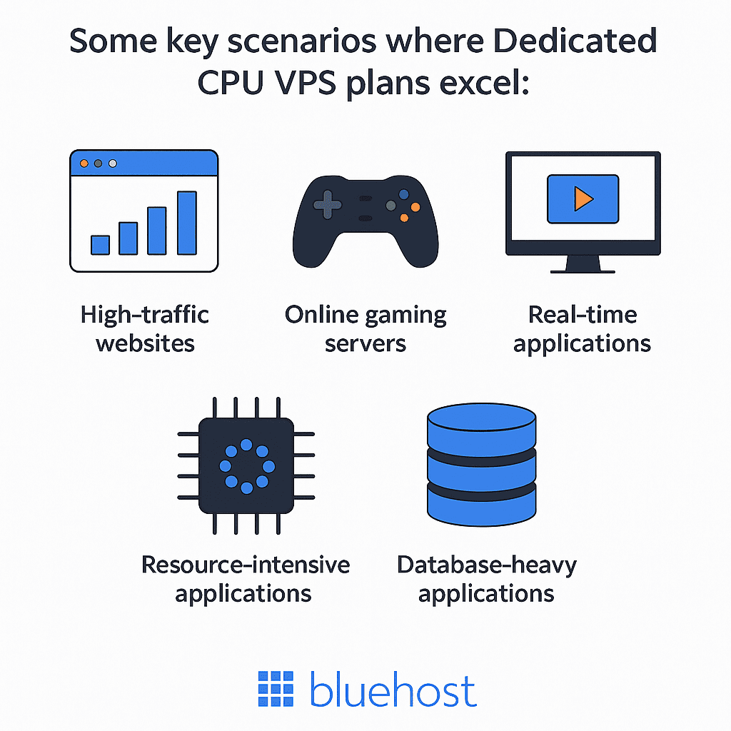 Use cases for dedicated CPU VPS plans 