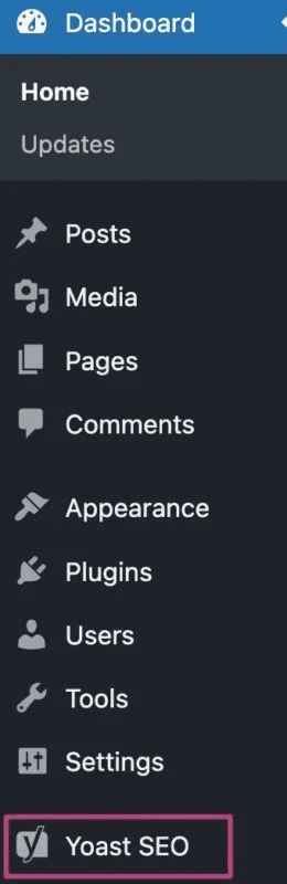 WordPress dashboard login