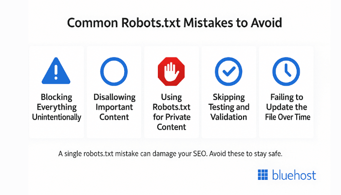 common robots.txt mistakes to avoid