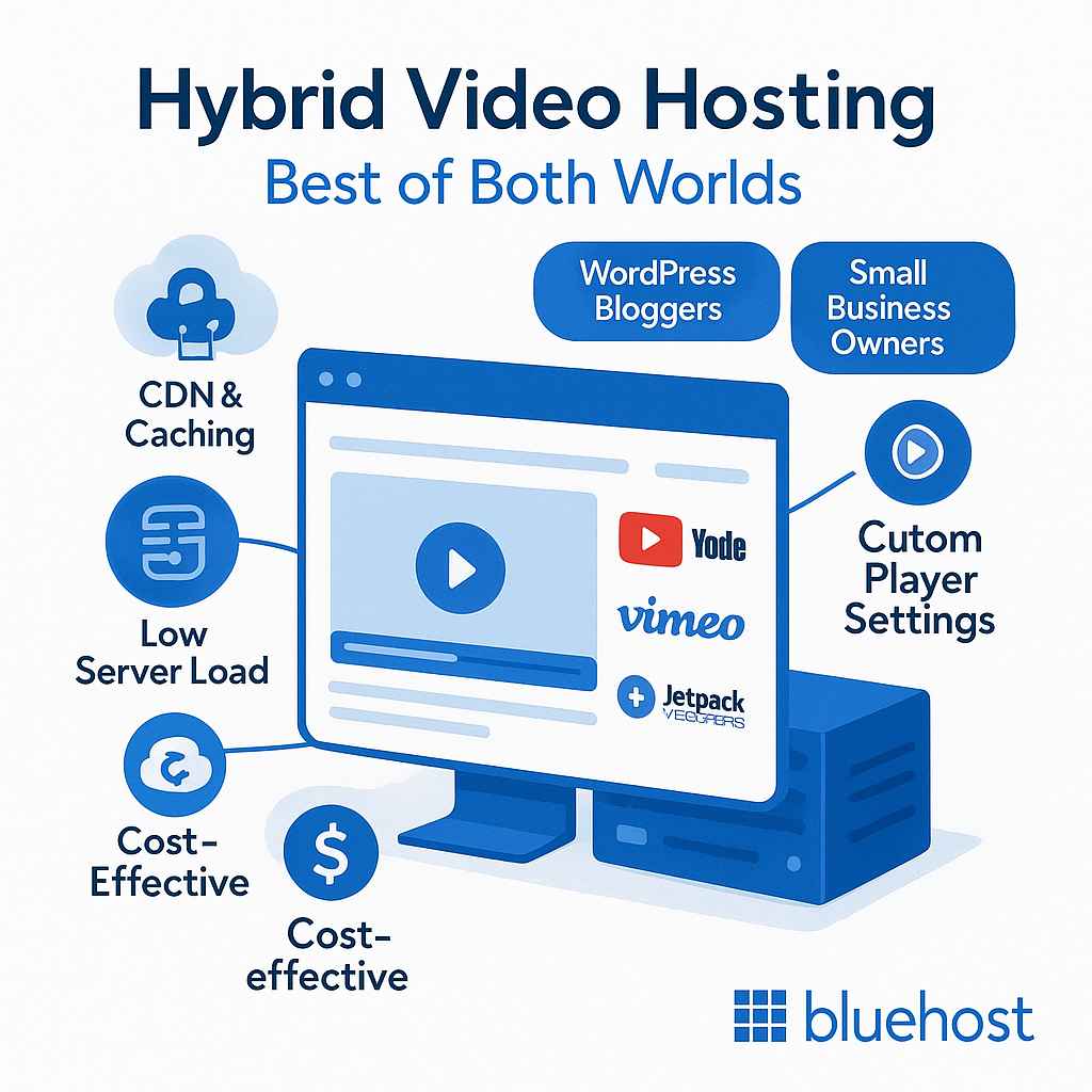 hybrid video hosting