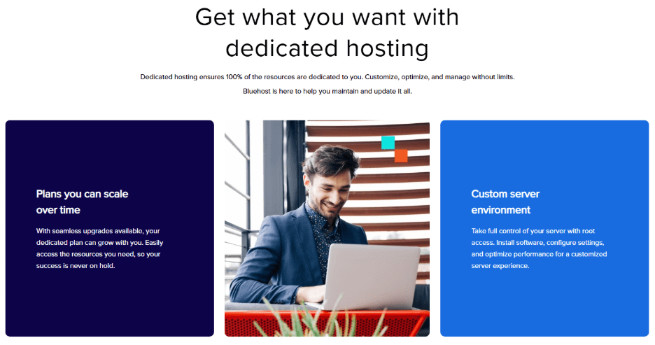 Bluehost dedicated hosting